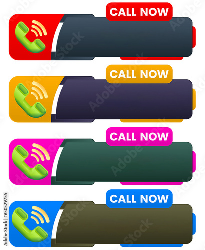 Call Now Button Icon Design