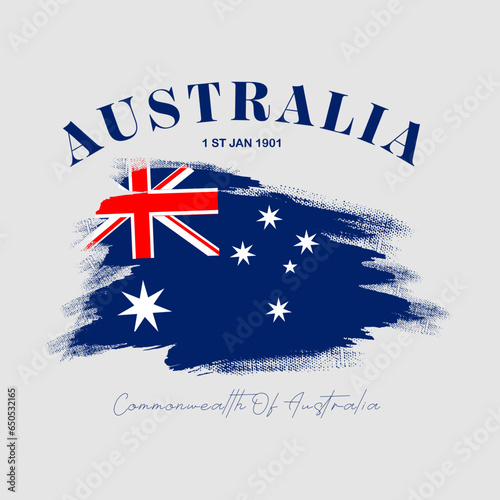 Australia slogan for t shirt printing, tee graphic design.  