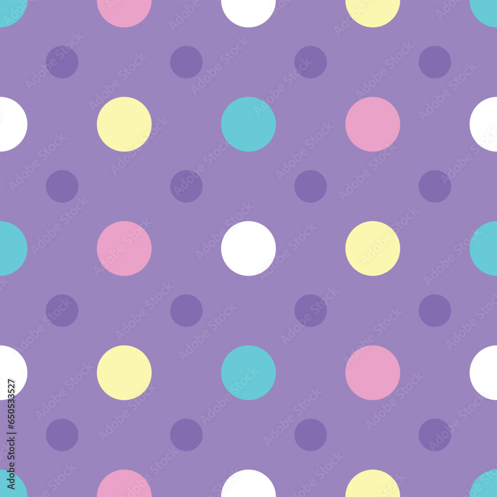 seamless polka pattern