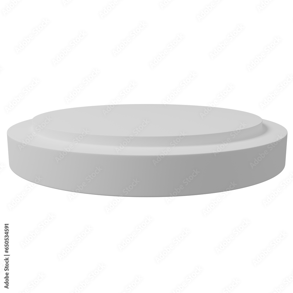 3d white cylinder podium 3d white cylinder podium