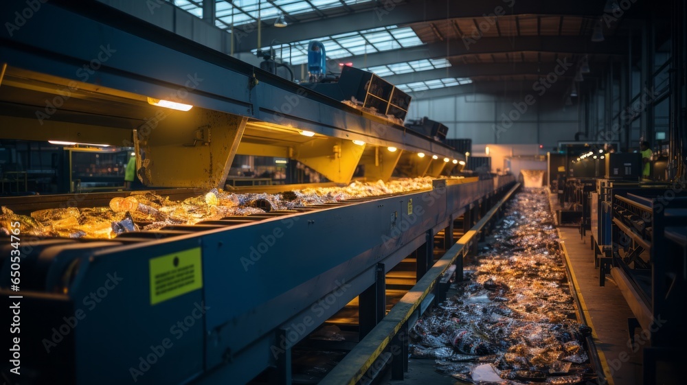 Naklejka premium packaging industry preparing all shipments of online orders, packaging