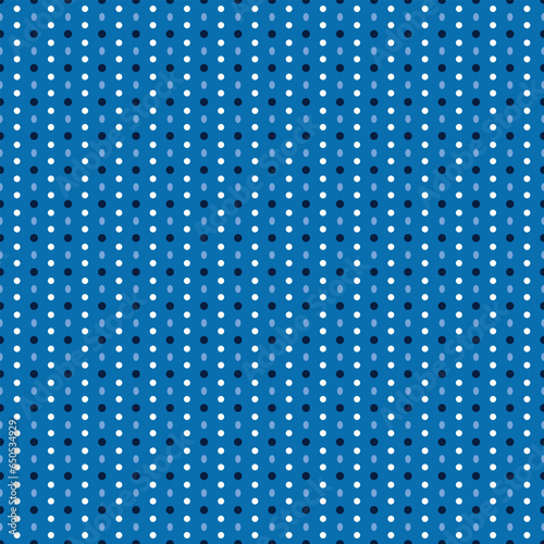 seamless pattern with dot . blue background 