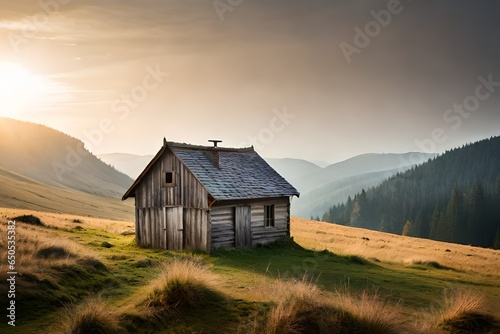 house in the mountains