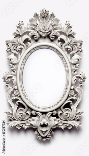 Filigree Picture Frame Mockup Deco Elements, AI Generated