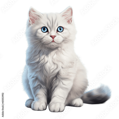 Tiffany_cat_breed_cute_whole_body_no_shadow_highest © I Love Png