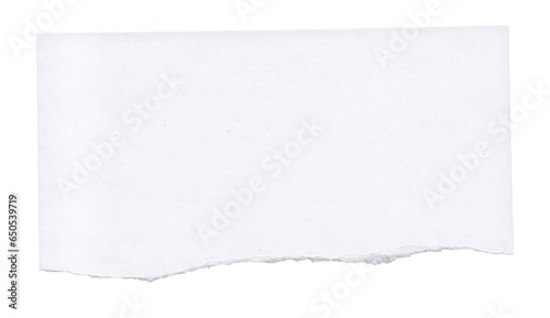 transparent ripped paper edge  photo