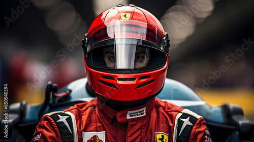 F1 racer focused before starting the race © Trendy Graphics