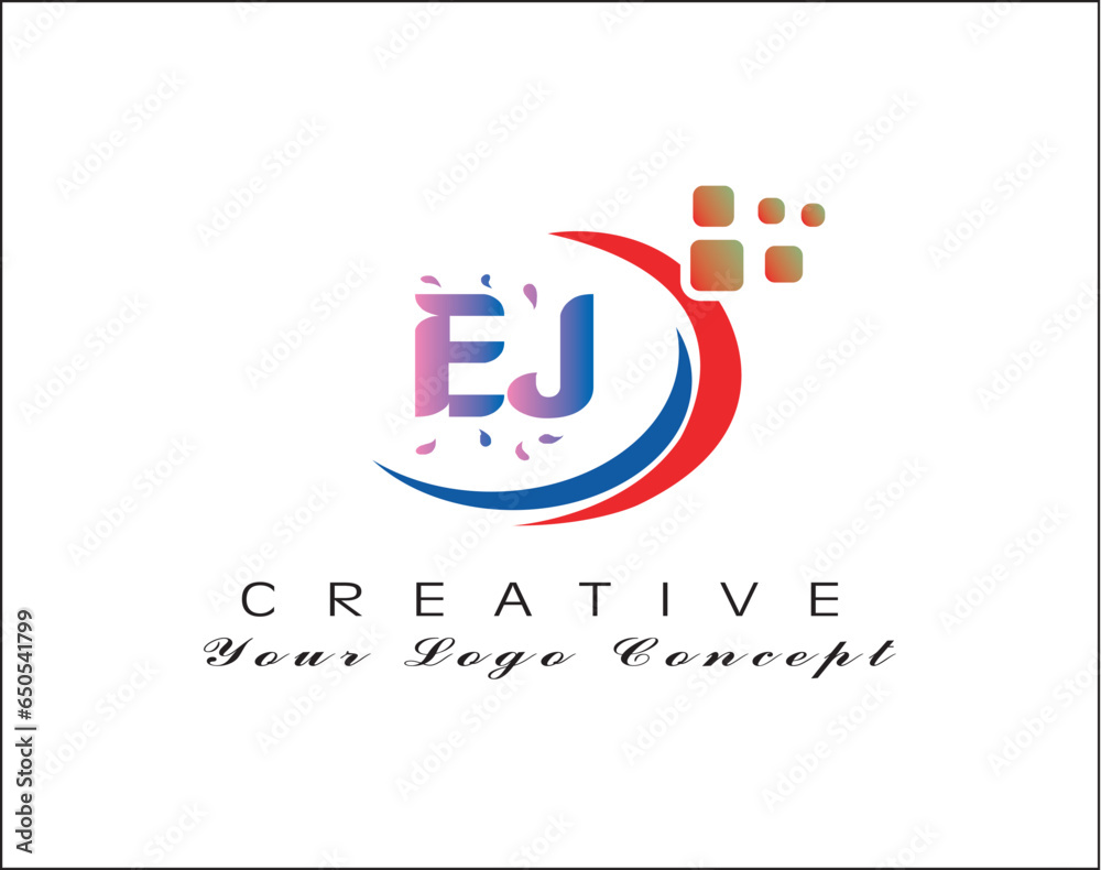 Obraz premium Creative Letter Logo Concept