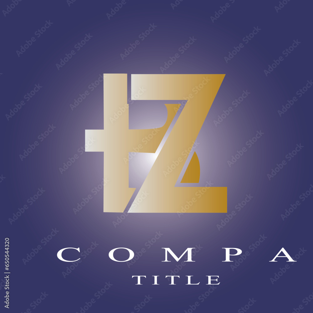 Obraz premium Creative letter logo Concept