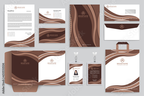 Minimal stationery mockup
