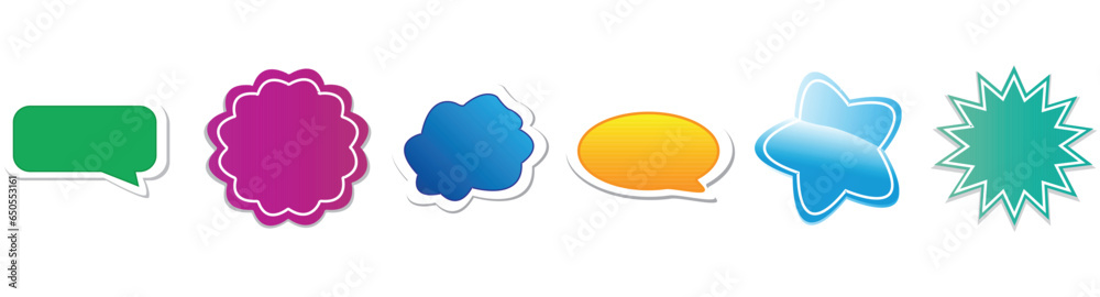 Vector speech clouds chat bubble icon. Vector illustration Vector speech clouds chat bubble icon. Vector illustration