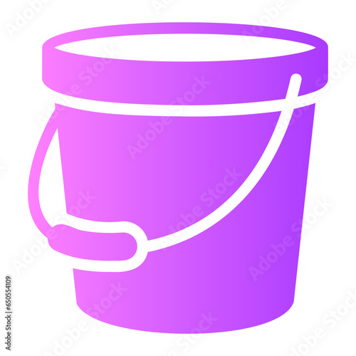 pail Gradient icon