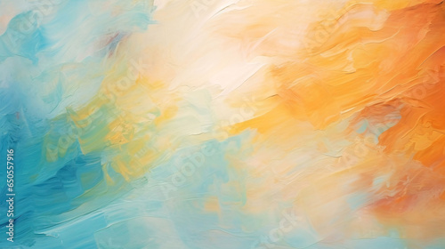 Acrylic oil paint texture abstract background. colorful oil painting on canvas