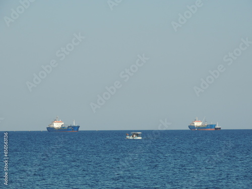 ship in the sea