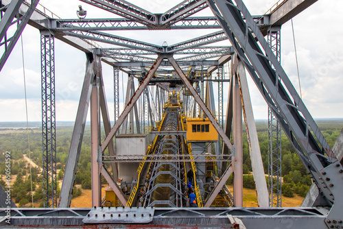 Obraz na płótnie F60 - Förderbrücke - Lausitzer Seenland
