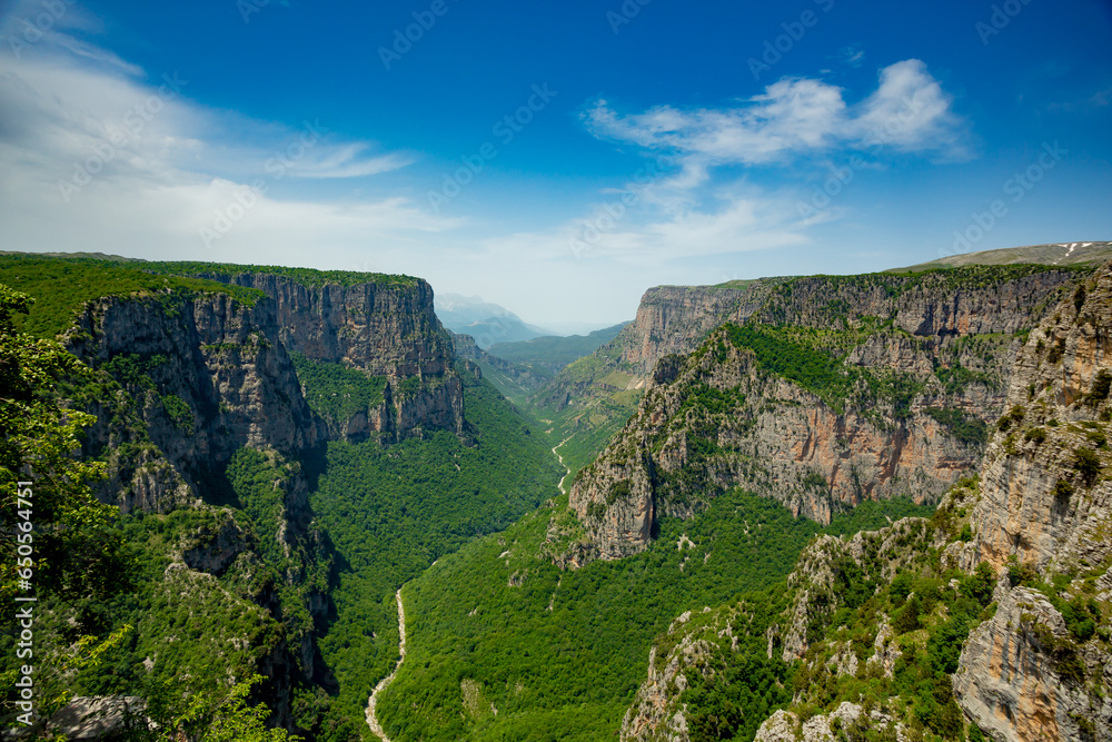 Vikos gorge in Zagorohoria, Greece Vikos gorge in Zagorohoria, Greece