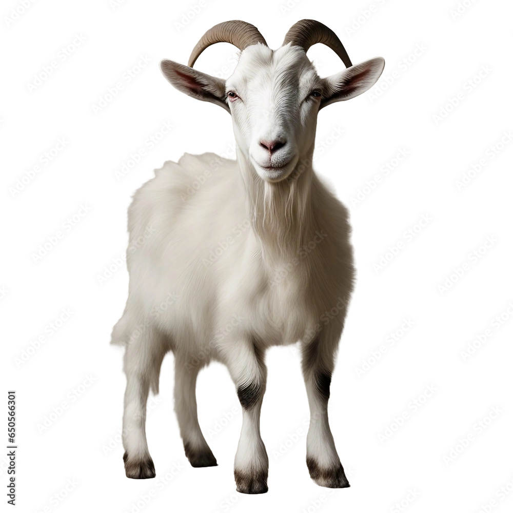 Fototapeta premium goat on transparent background