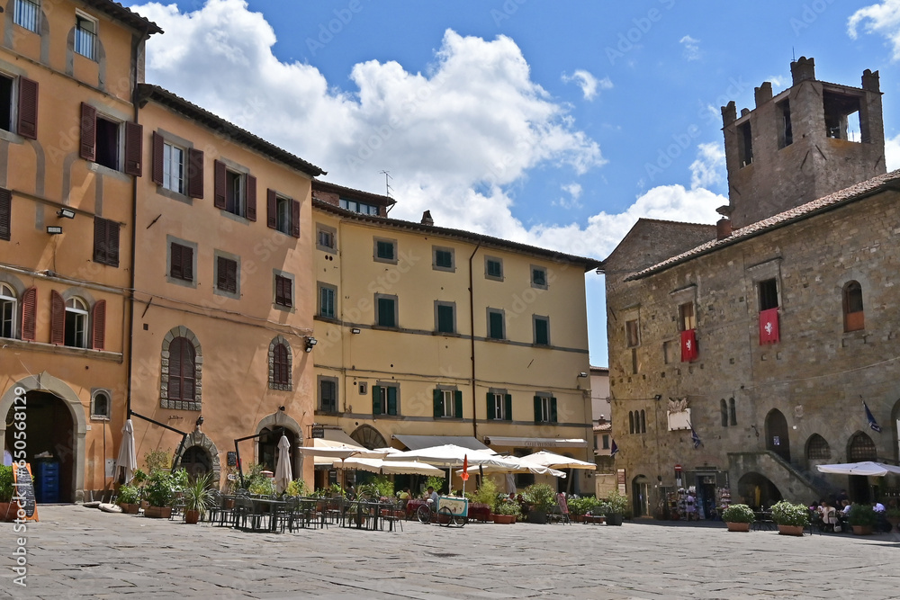 Cortona, piazza della Repubblica - Arezzo