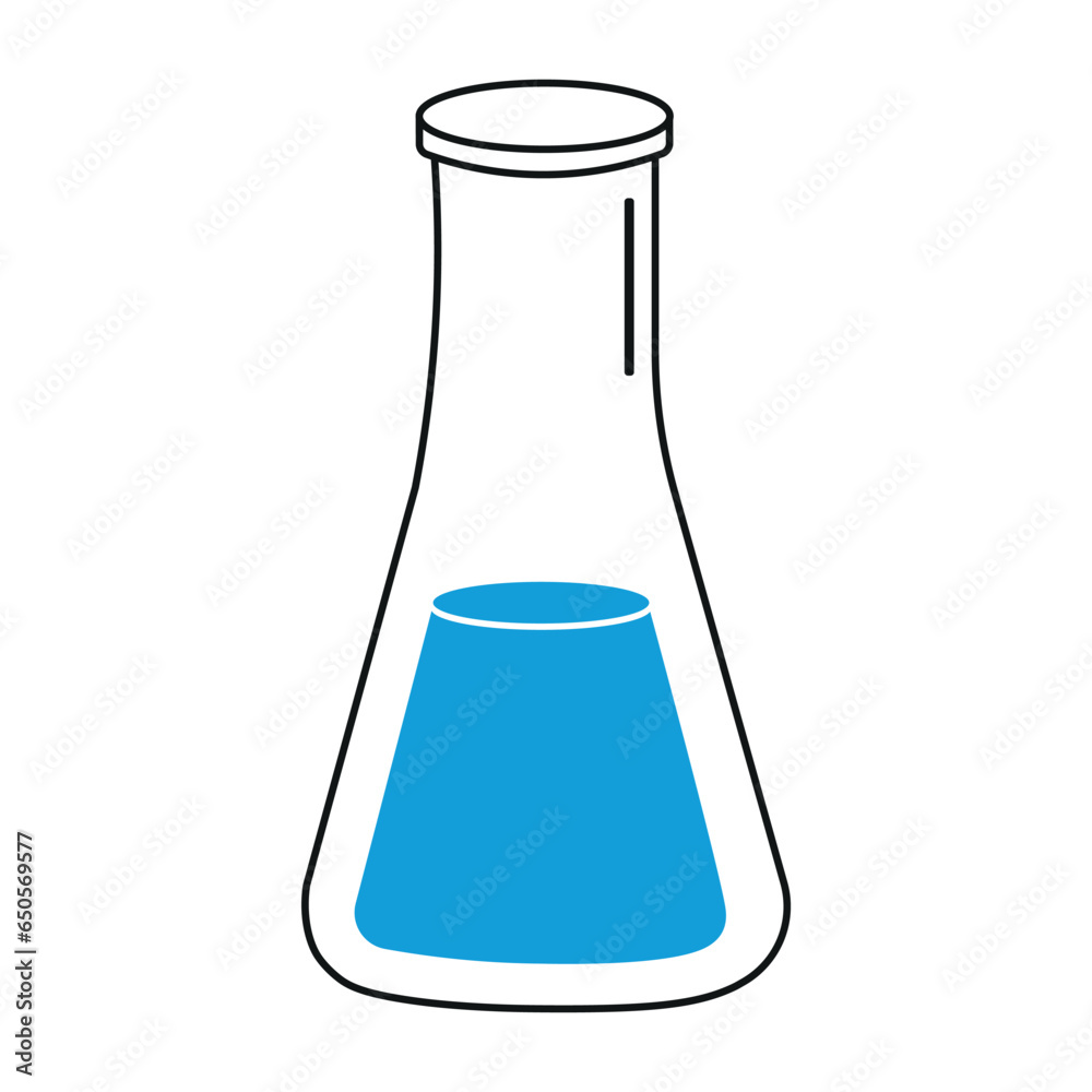 Laboratory Bottle Vector