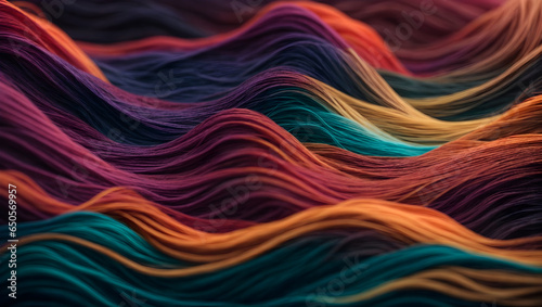 abstract colored background in the form of waves
