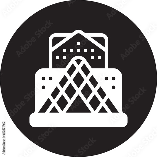 louvre glyph icon