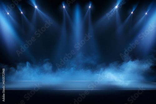 spotlight on stage