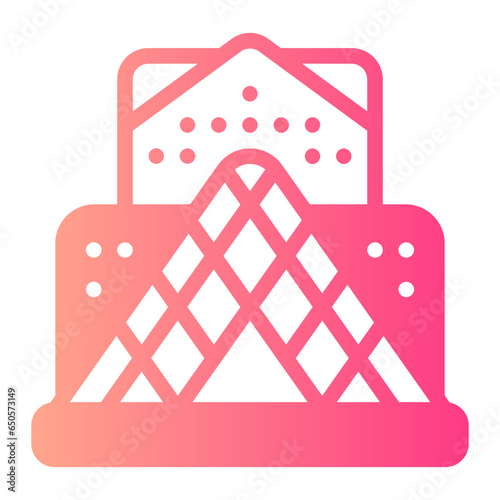 louvre gradient icon