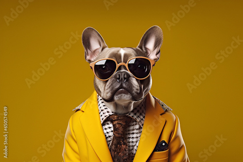 dog in sunglasses © Arshad