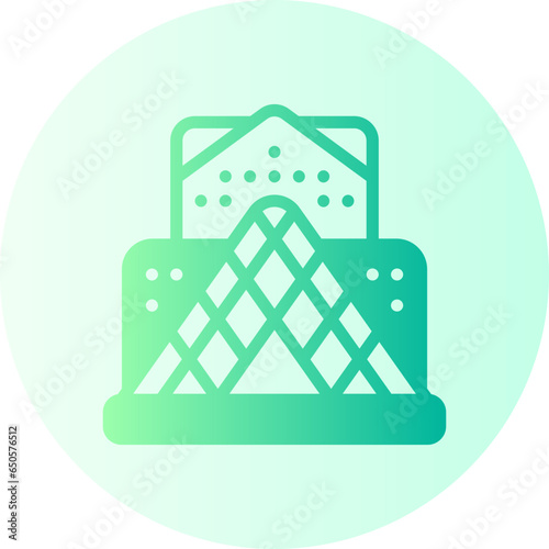 louvre gradient icon