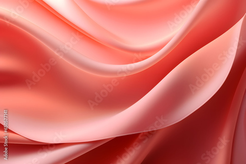Abstract modern background folded ribbons