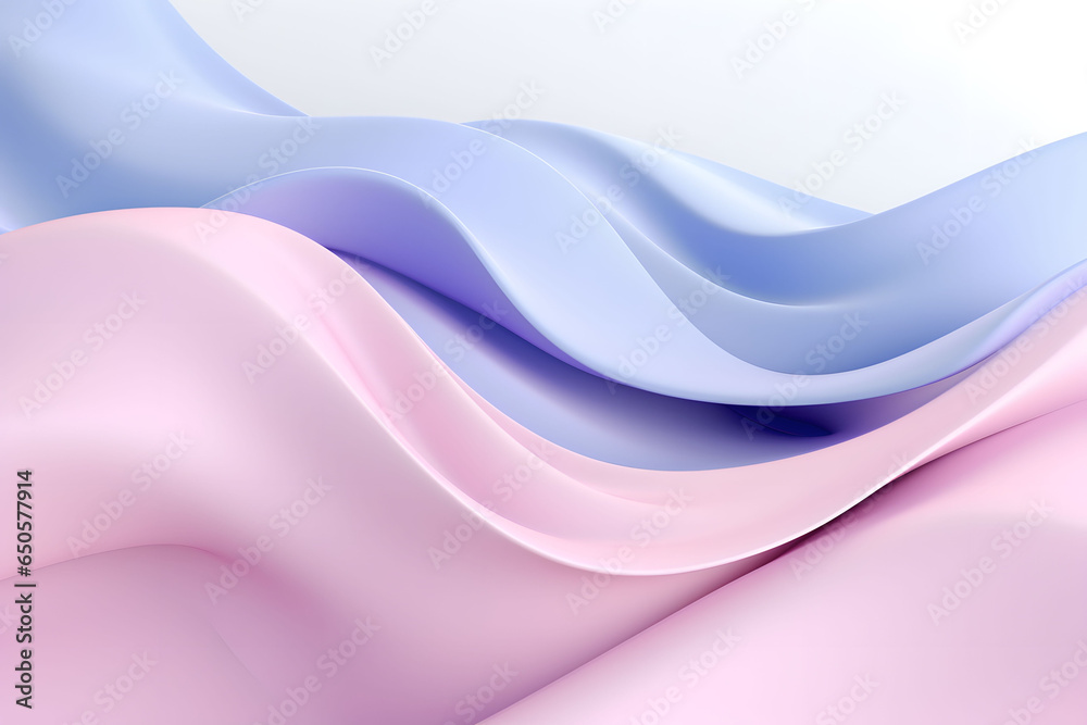 Fototapeta premium Abstract background with paper waves