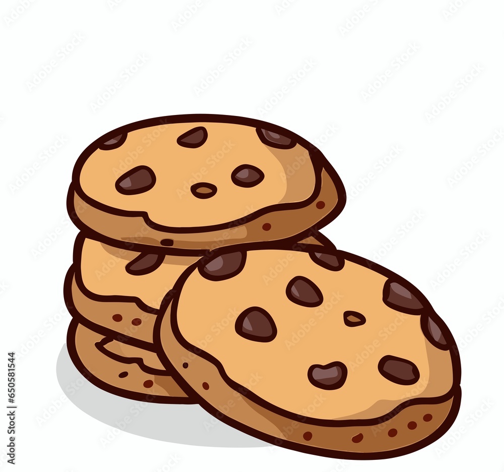 cookies with chocolate