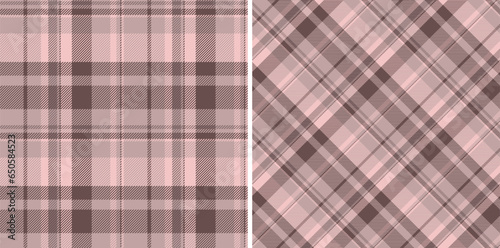 Pattern plaid seamless of vector textile texture with a check background fabric tartan.