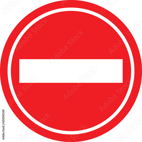 no entry sign