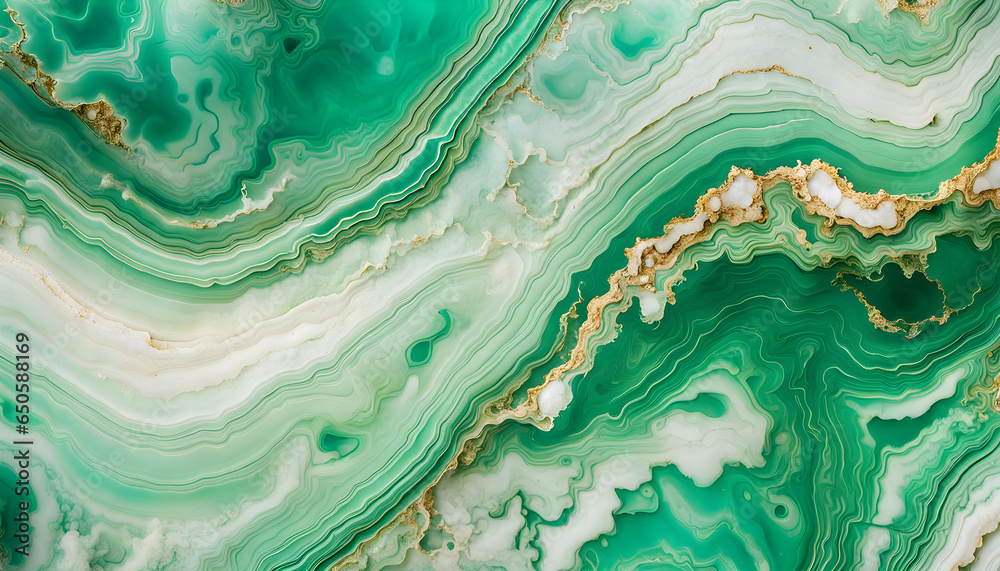 Green polished onyx marble texture background