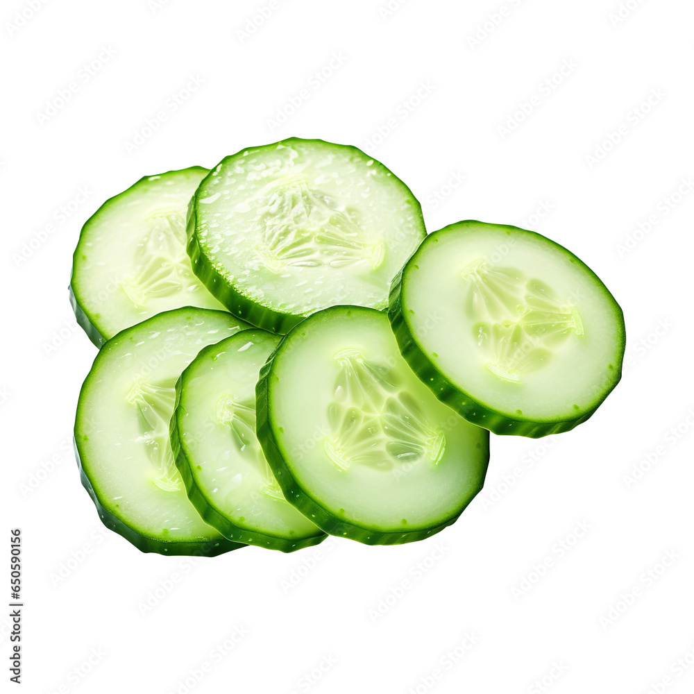 slices of cucumber isolated on transparent background Remove png, Clipping Path slices of cucumber isolated on transparent background Remove png, Clipping Path
