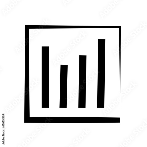 bar graph icon vector illustration eps