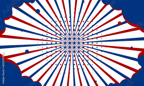 Happy Columbus Day Greeting Card with waving flag usa and vector background illustration Christopher Columbus silhouettes for banners, posters, social media feeds