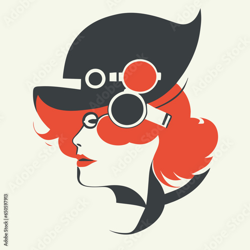 mujer moderna moda steam punk