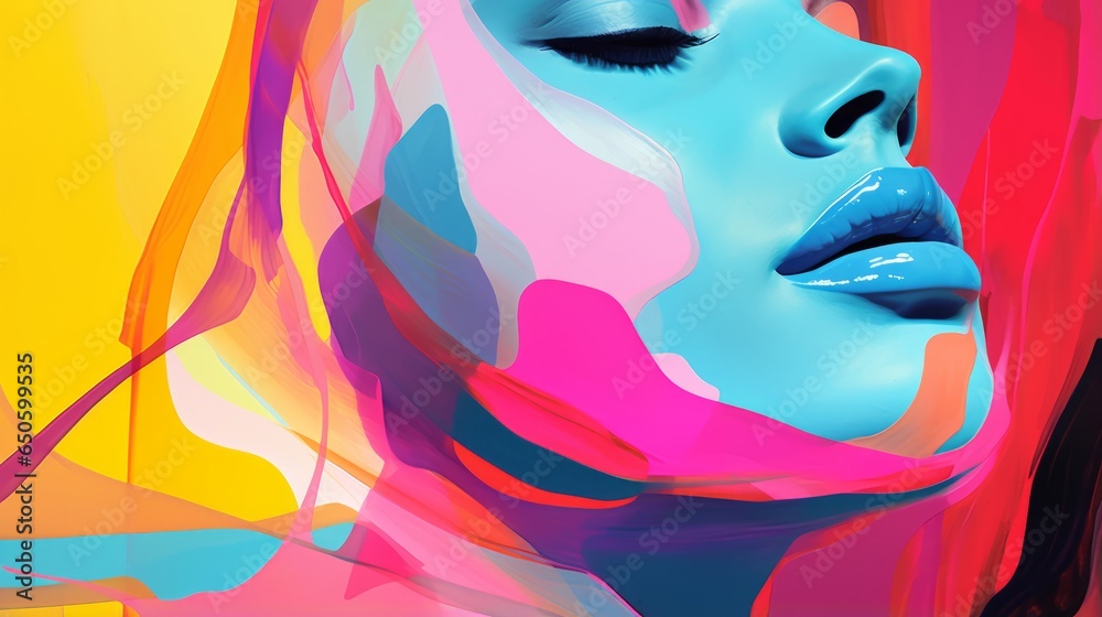 Colorful Mind: Abstract Minimalistic Art Exploring Emotion Through Hues