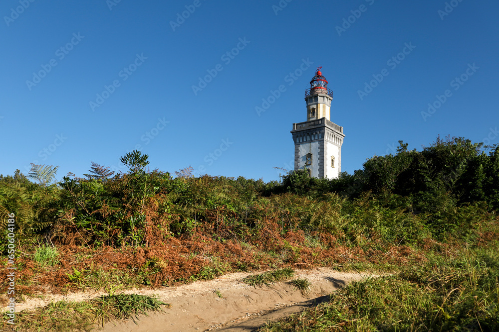 The Higuer Cape Lighthouse in Hondarribia