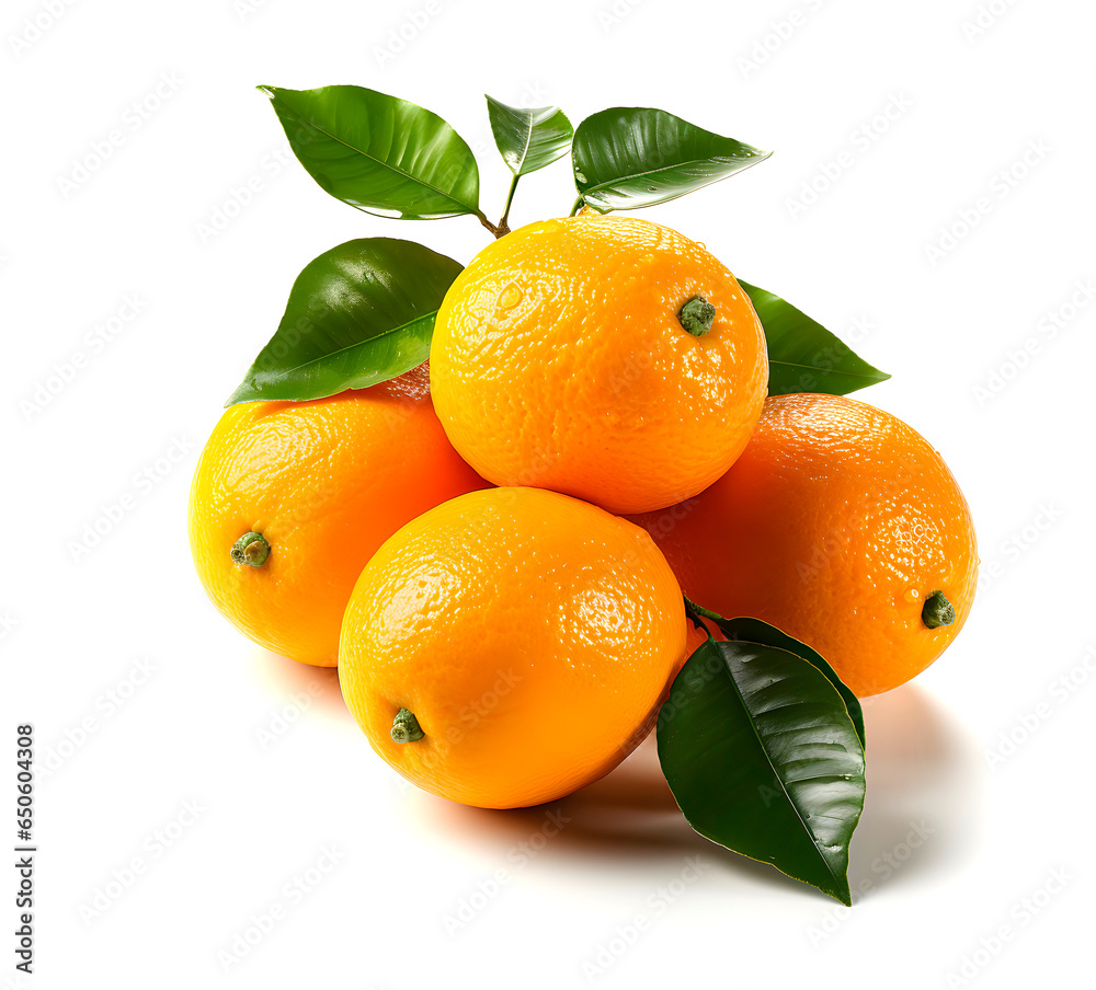 Citrus fruits isolated on white background Citrus fruits isolated on white background