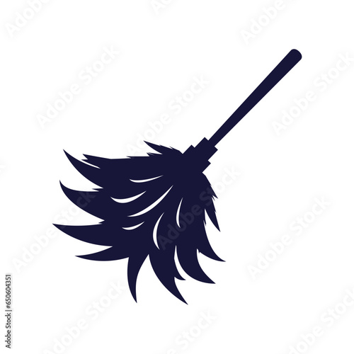 Feather duster icon design vector flat isolated illustration photo