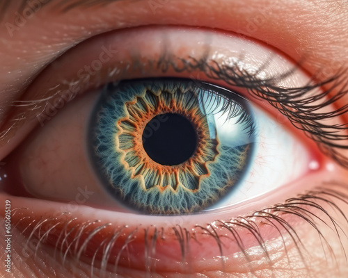 Human eye, composite image
