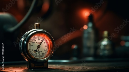 Time-Tested Gauges: Vintage Clocks & Industrial Instruments for Accurate Measurement, generative AI