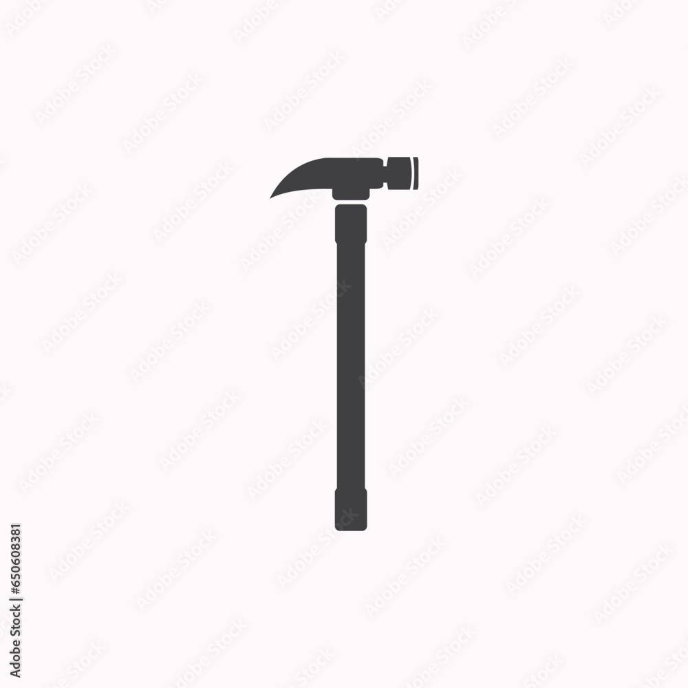 hammer vector illustration, which looks real and attractive