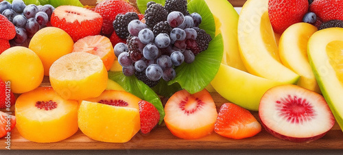 fruits on a plate