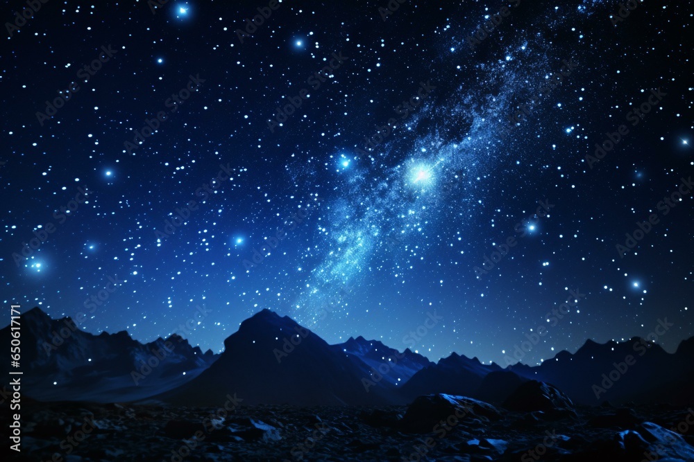 A stunning night sky filled with twinkling stars