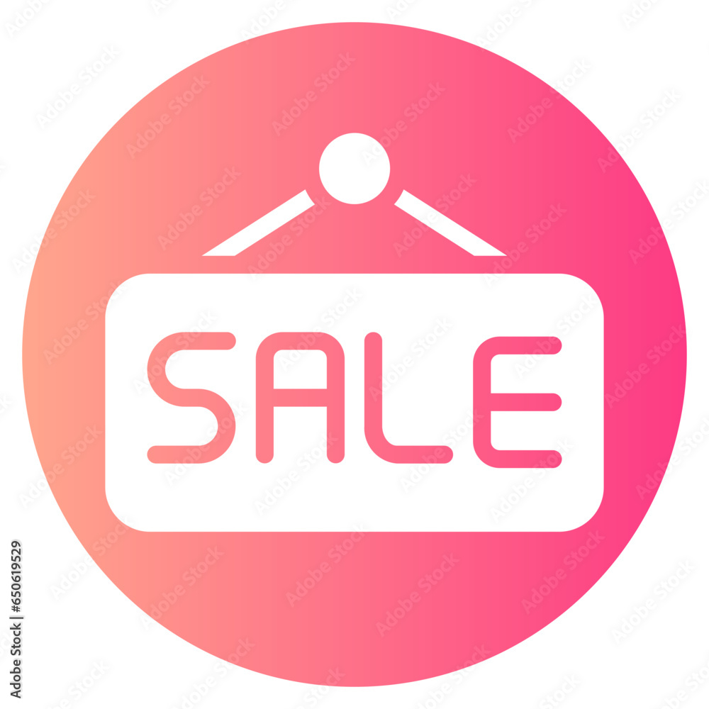 sale gradient icon
