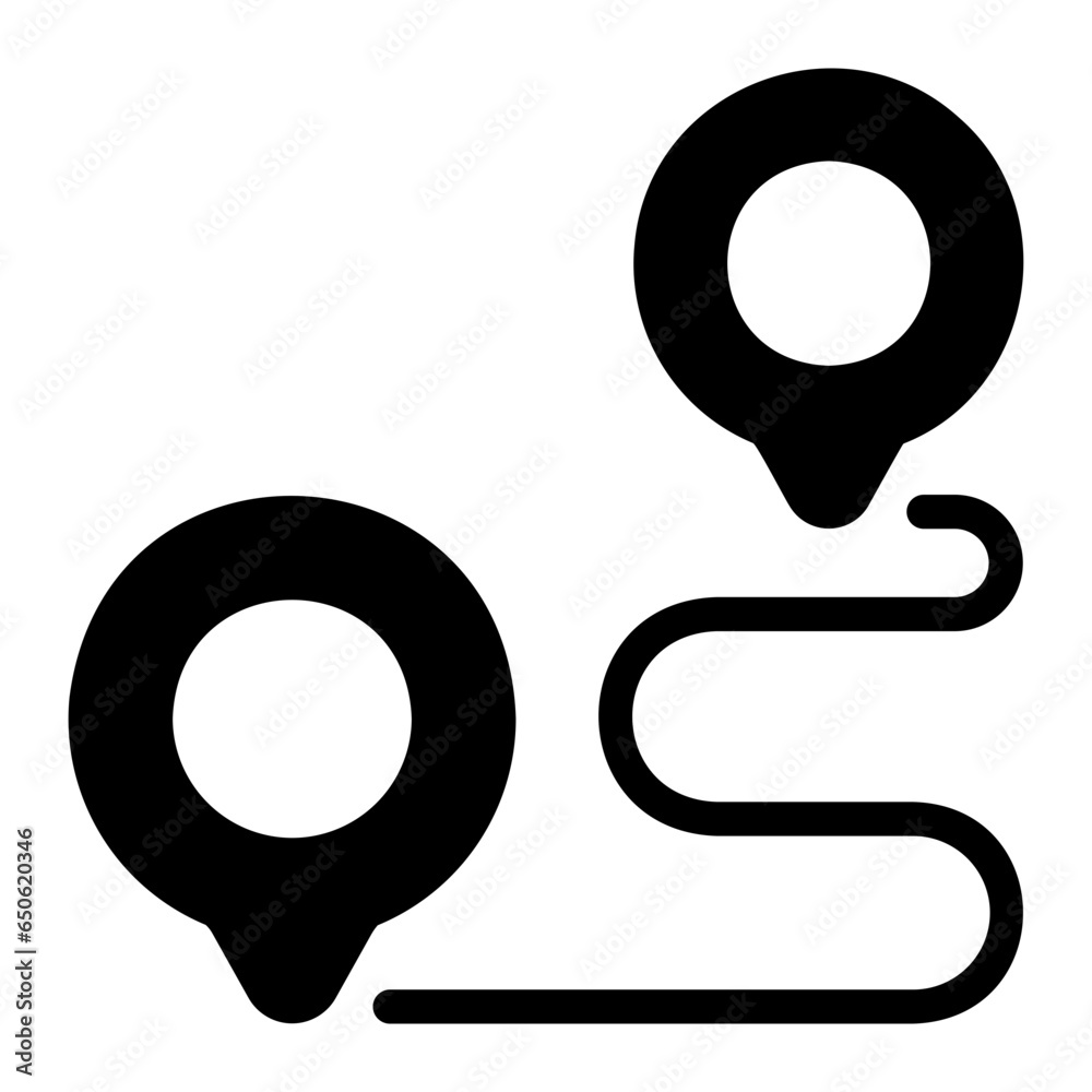 route glyph icon route glyph icon